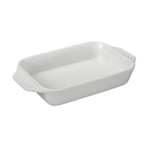 Le Creuset White 4 Qt Rectangular Dish