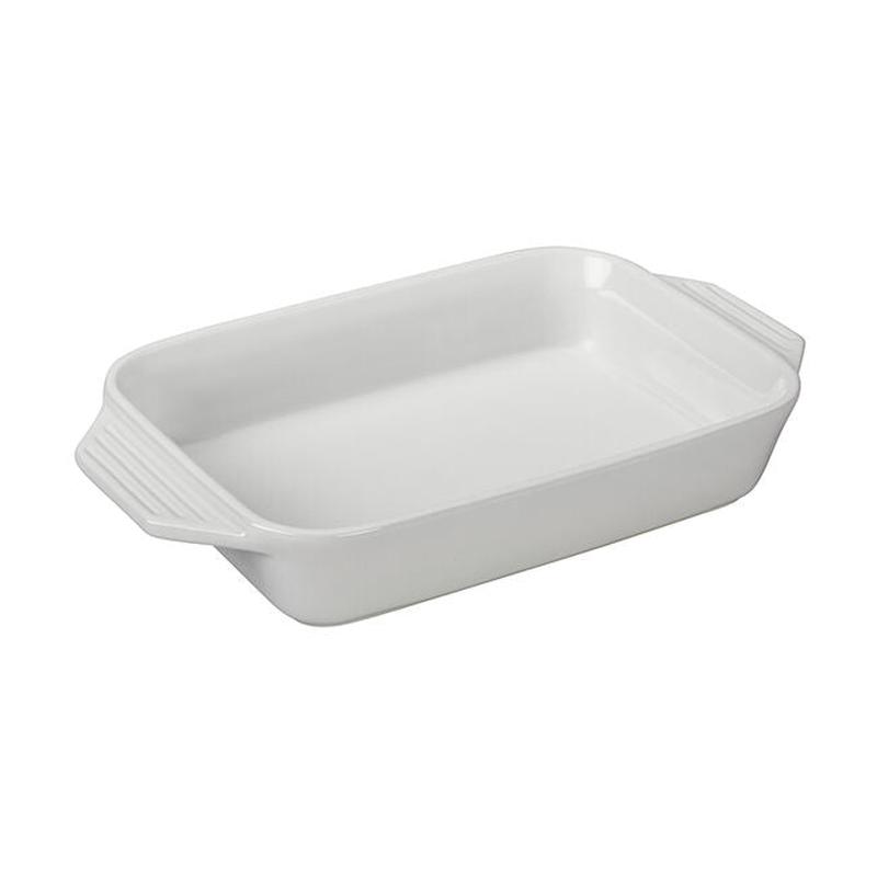 Le Creuset White 4 Qt Rectangular Dish