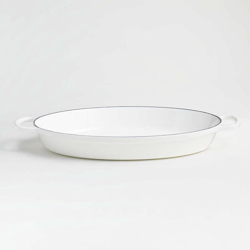 Le Creuset White Oval Baker