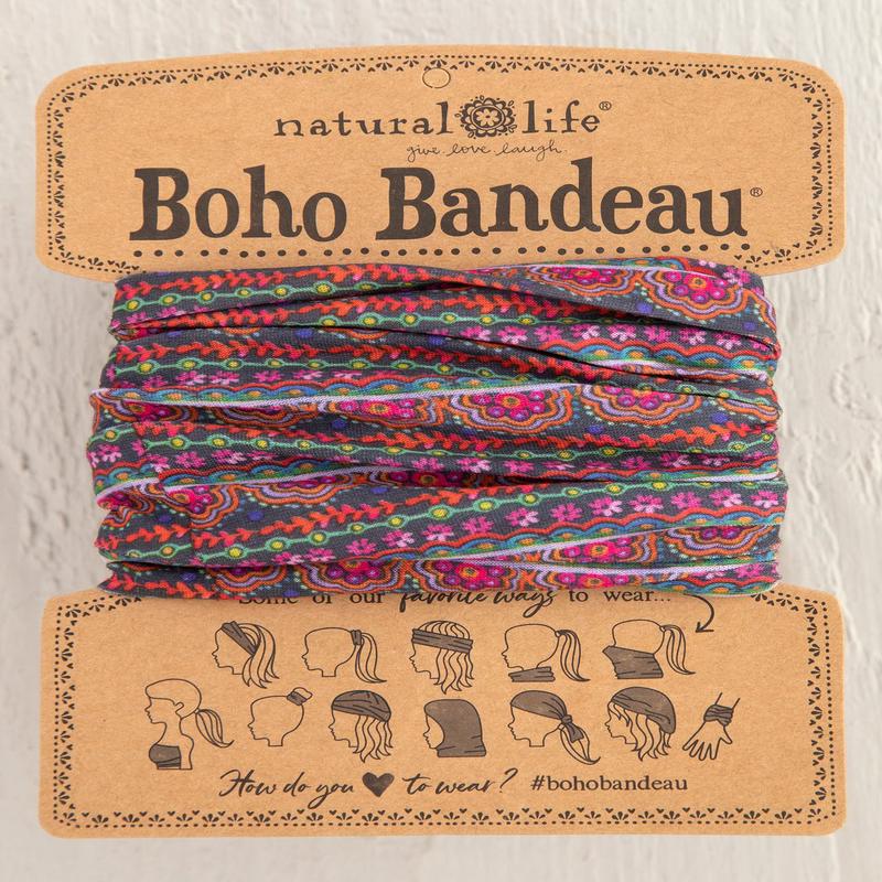 Natural Life Boho Bandeau Multi Scalloped