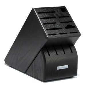 Wusthof 15-Slot Knife Storage Block, Black
