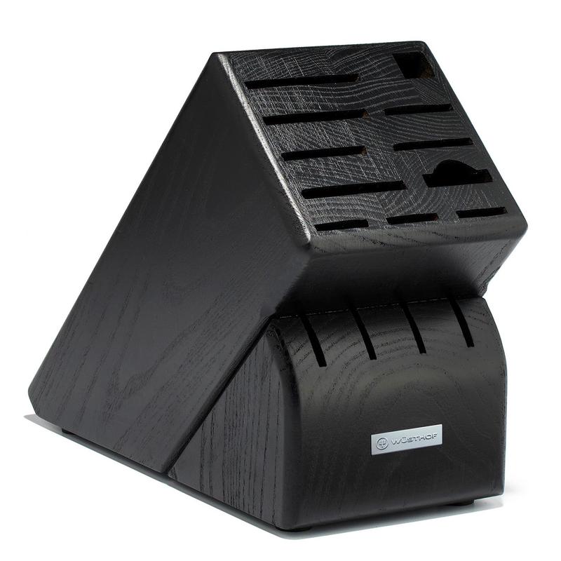 Wusthof 15-Slot Knife Storage Block, Black