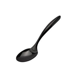 Cuisipro Black Tempo Noir Mirror Finished Spoon, 13 Inch