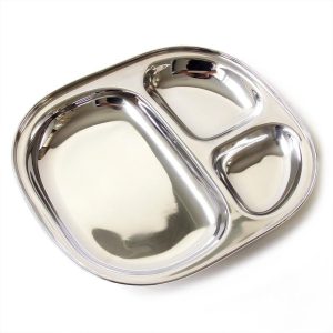 ECOlunchbox Stainless Steel Divided Camping Tray