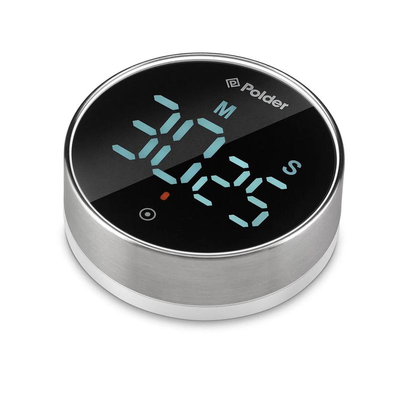 Polder Twist Digital Kitchen Timer with Extra Large Display and 100 Minute Countdown