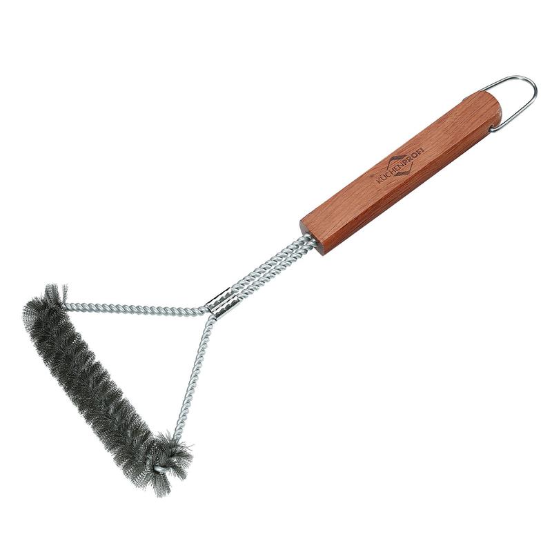 Kuchenprofi Heavy Duty Texas BBQ Brush, Stainless Steel, 15.5 x 6.25 x 1