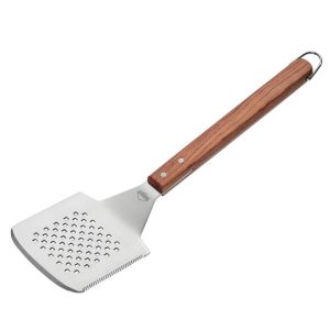 Kuchenprofi Heavy Duty Texas BBQ Turner w/ Holes & Serrated Edge, 17-Inch x 5-Inch