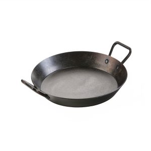 Lodge 15 Inch Seasoned Carbon Steel Dual Handle Pan