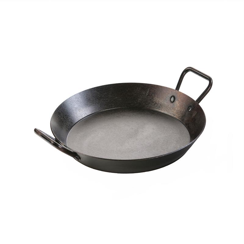 Lodge 15 Inch Seasoned Carbon Steel Dual Handle Pan