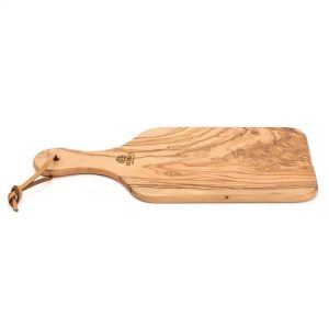 Berard Olivewood Handcrafted 8-Inch Cutting Board with Handle