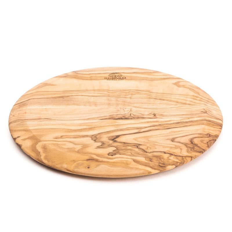 Berard Olivewood Handcrafted 9-Inch Round Cutting Board