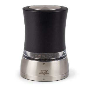 Peugeot Daman Electric Pepper Mill, Iridescent Black, 7 Inch