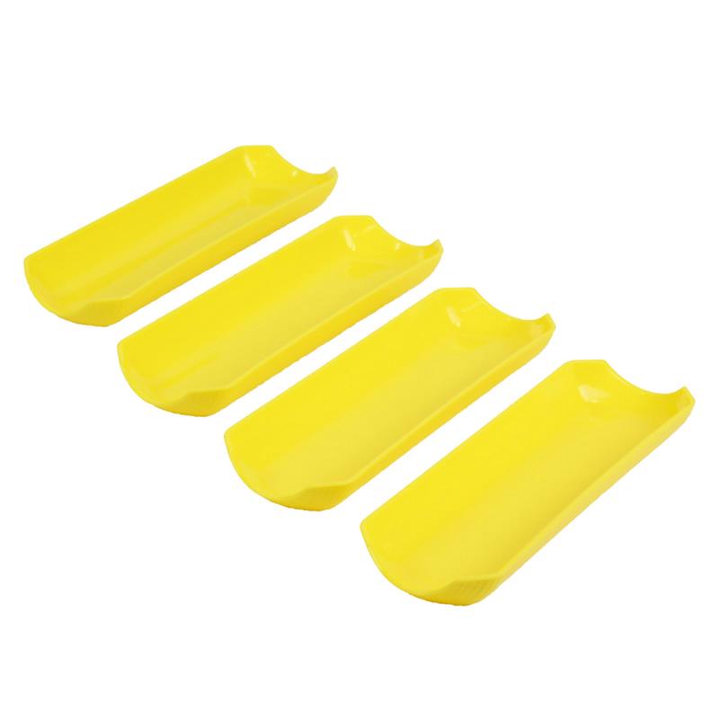 Talisman Designs Corn Boats for Corn-on-the-Cob, Set of 4, Yellow