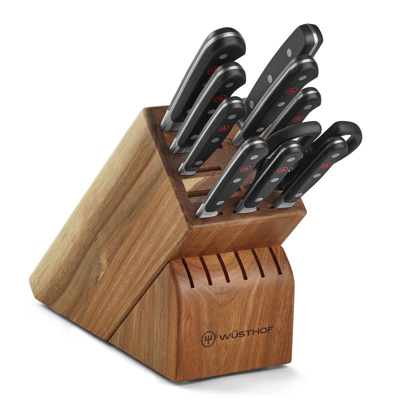Wusthof Classic Classic 11  Piece Knife Block Set, Acacia
