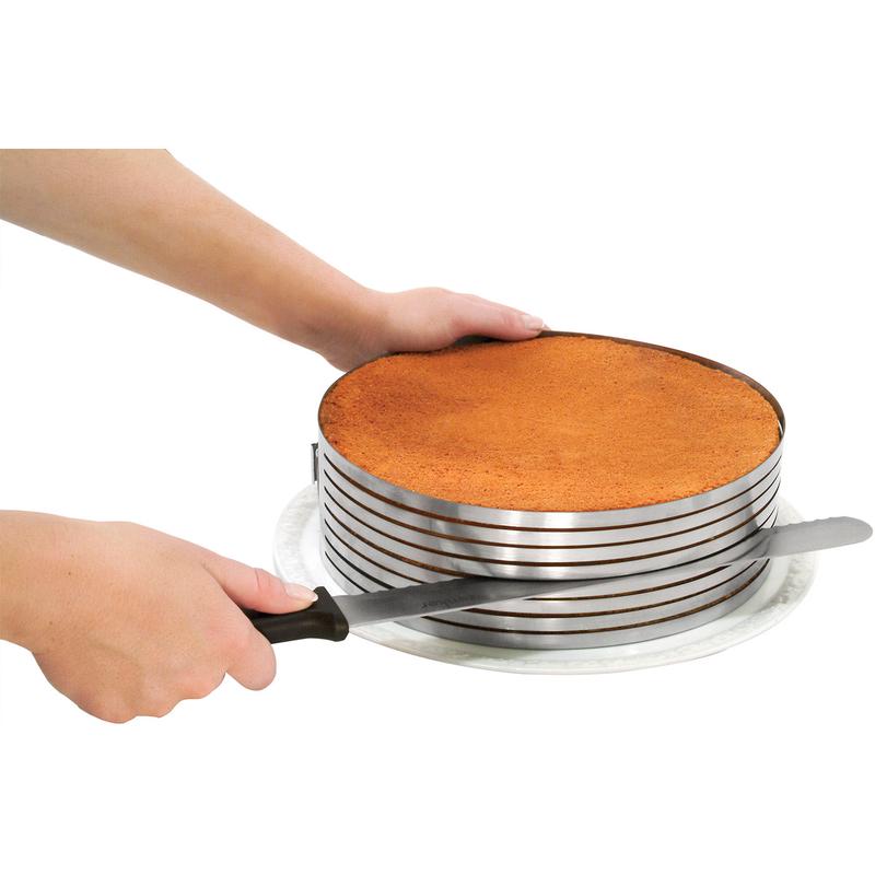 Zenker 3 Piece Layer Cake Slicing Kit With 12-Inch Serrated Knife