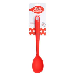 Betty CrockerSilicone 13 Inch Spoon, Red