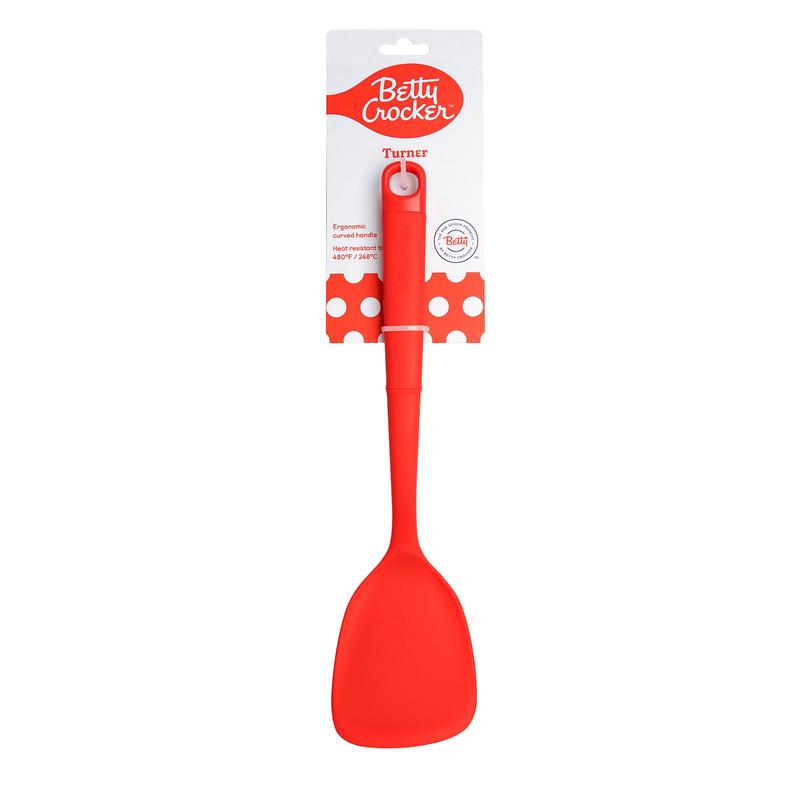 Betty CrockerSilicone 14 Inch Turner, Red