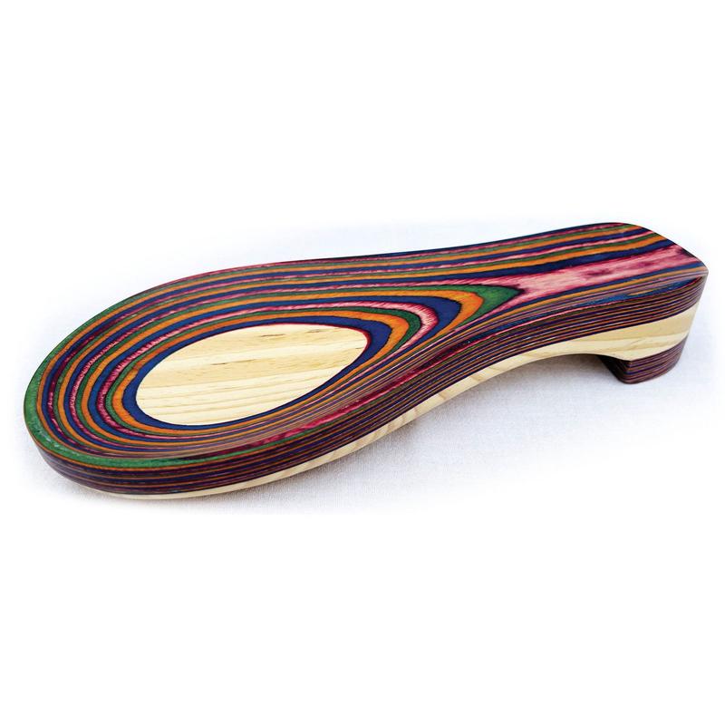Island Bamboo 9 Inch Pakkawood Spoon Rest