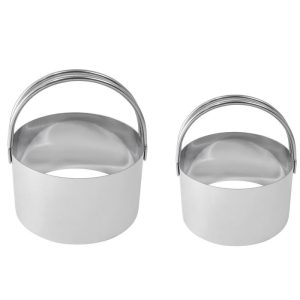 R&M Biscuit Cutter Set, 2.75 Inch & 3.25 Inch, Stainless Steel