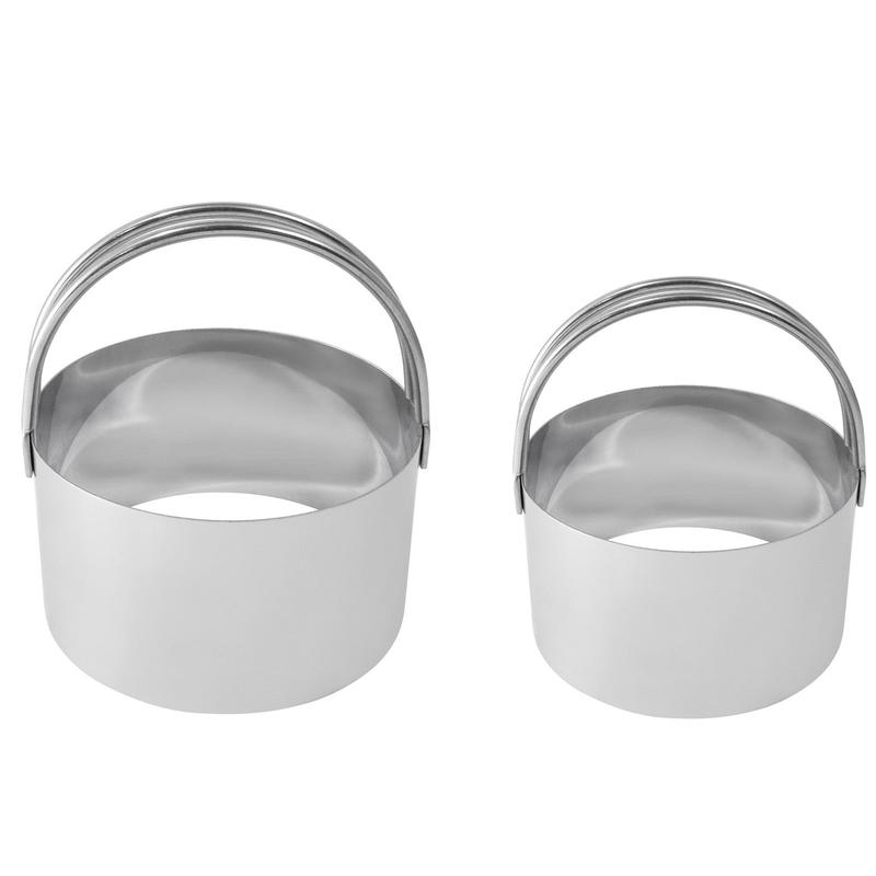 R&M Biscuit Cutter Set, 2.75 Inch & 3.25 Inch, Stainless Steel