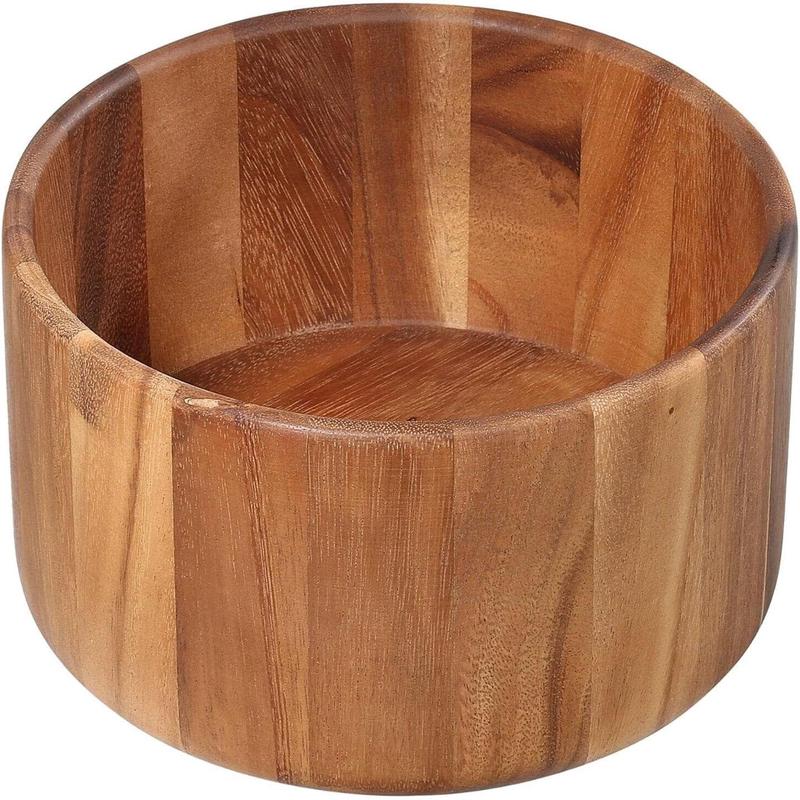 Zassenhaus Acacia Wood Salad Serving Bowl, Medium 9.8" diameter by 5" High