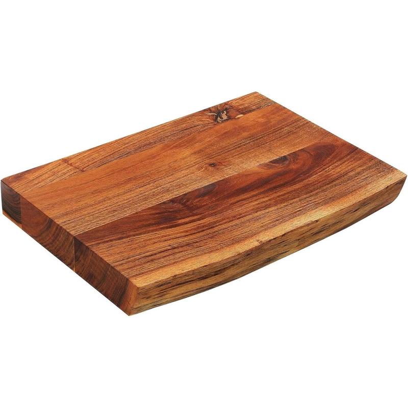 Zassenhaus Chopping Board Made of Acacia Wood, 16" x 11.8" x 2", Brown