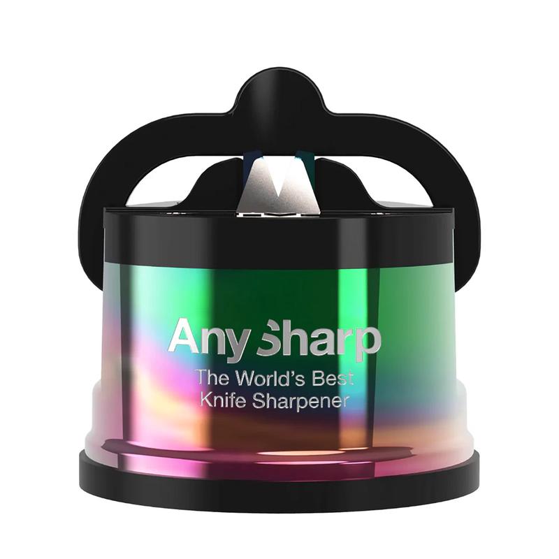 AnySharp Chef Knife Sharpener  Professional Kitchen Sharpener with Suction Base