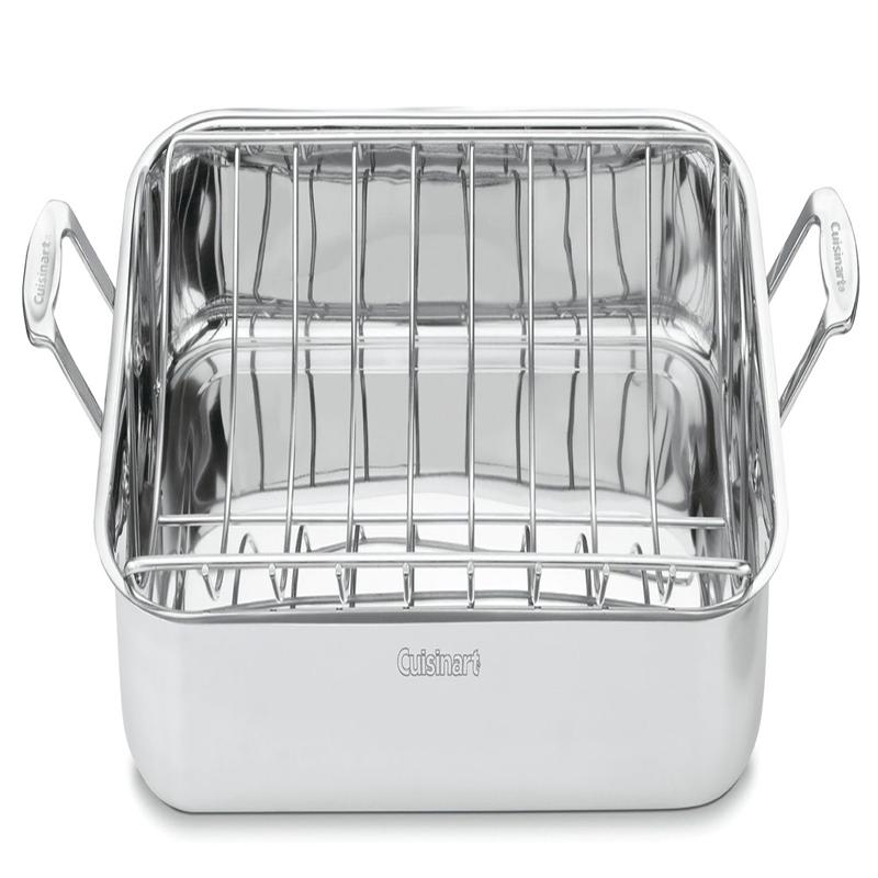 Cuisinart Chef's Classic Stainless 16" Rectangular Roaster w/Rack