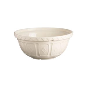 Mason Cash Color Mix Cream Size 24 Mixing Bowl, 2.15 Quart