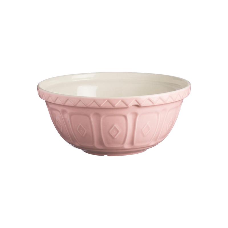Mason Cash Color Mix Powder Pink Size 24 Mixing Bowl, 2.15 Quart