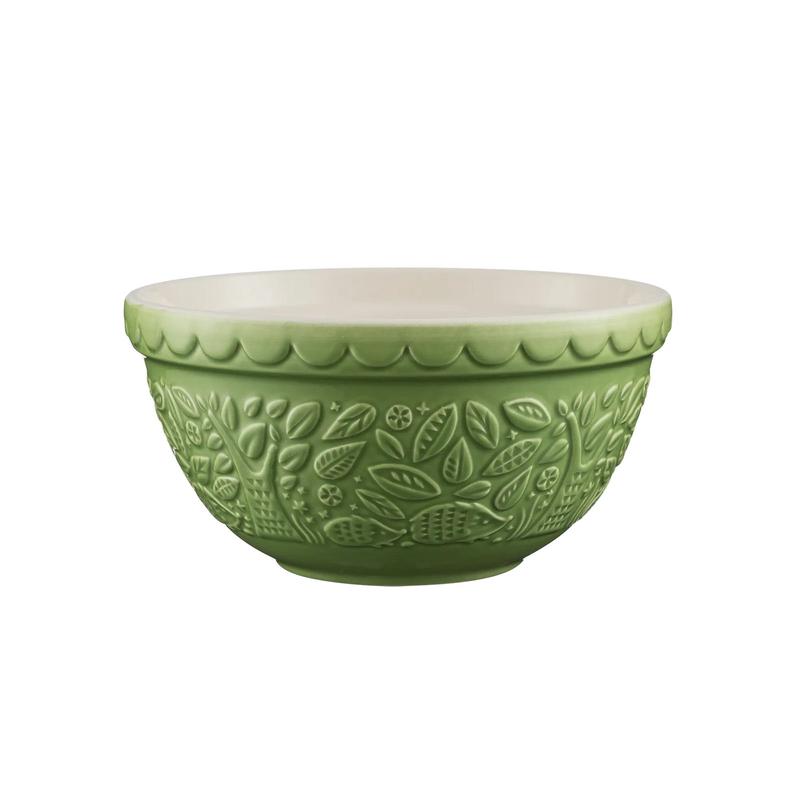 Mason Cash In The Forest Hedgehog Size 30 Mixing Bowl, Green, 1.15 Quart