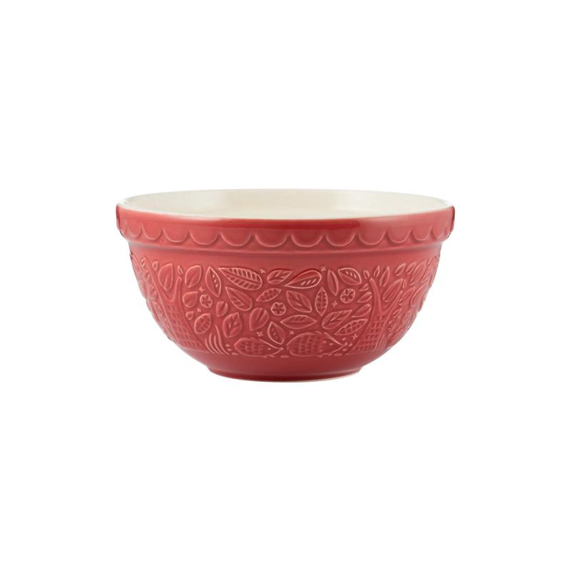 Mason Cash In The Forest Hedgehog Size 30 Mixing Bowl, Red, 1.15 Quart