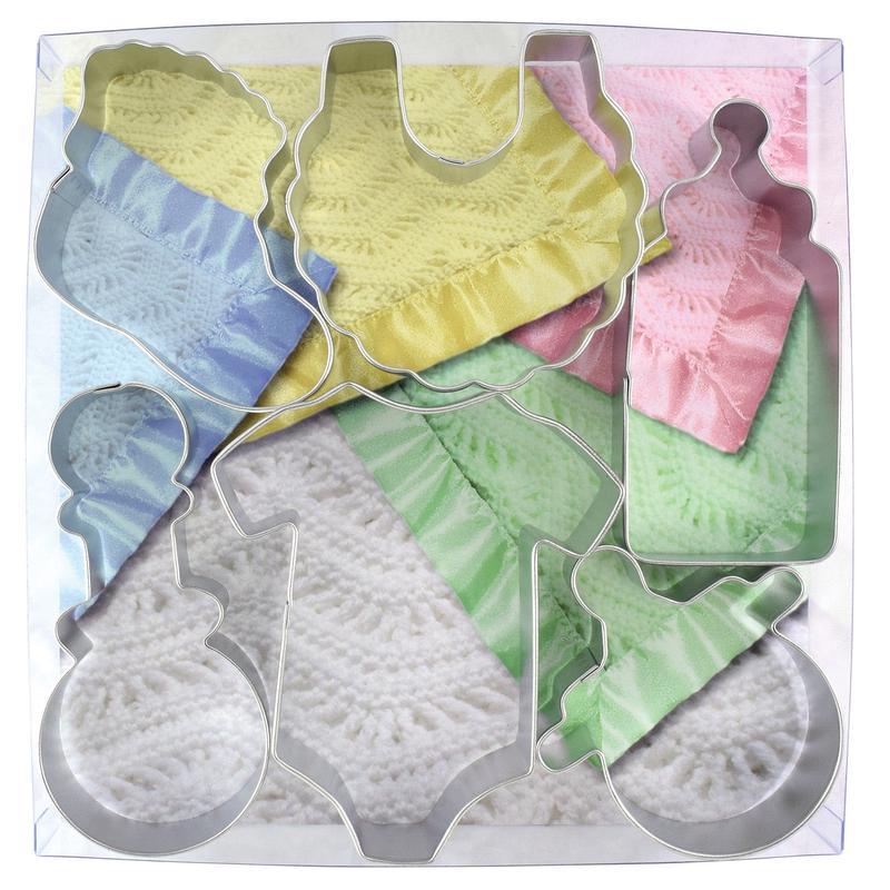 R&M International Baby 6 Piece Cookie Cutter Set
