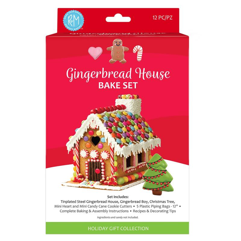 R&M International Gingerbread House 12 Piece Gift Set
