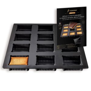Silpat Flexipan 12 French School Butter Cookies Premium Silicone Baking Pan