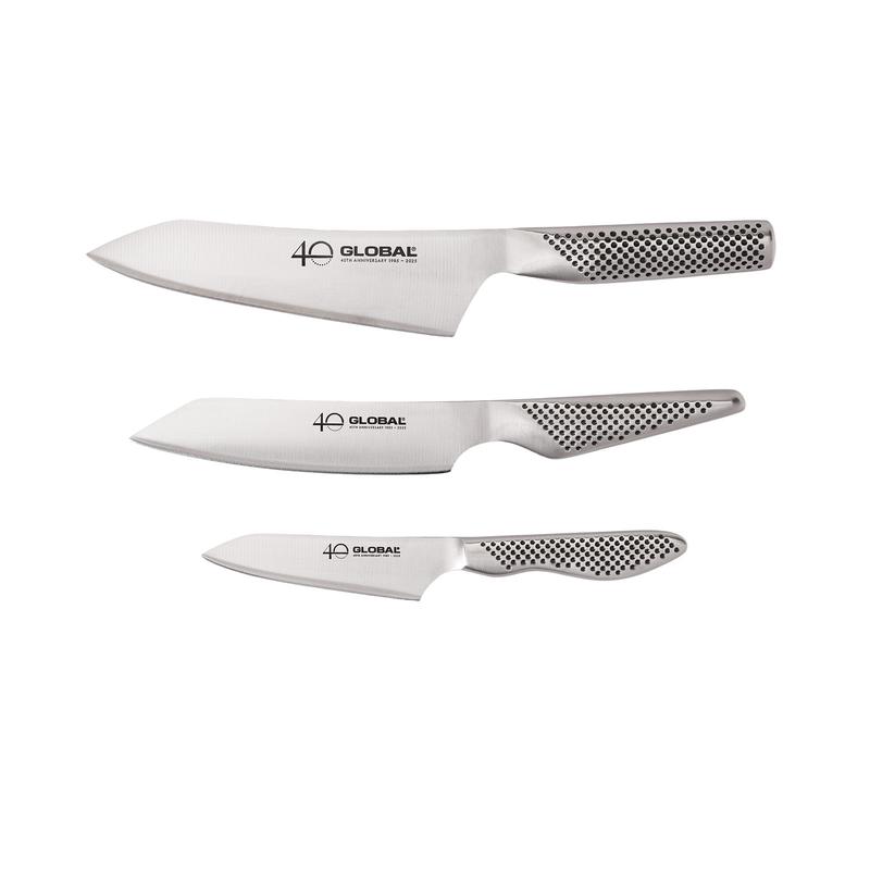Global 40th Anniversary 3-Piece Knife Set