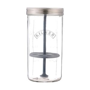 Kilner Fresh Herb Keeper  Glass Herb Storage Jar for Longer-Lasting Herbs