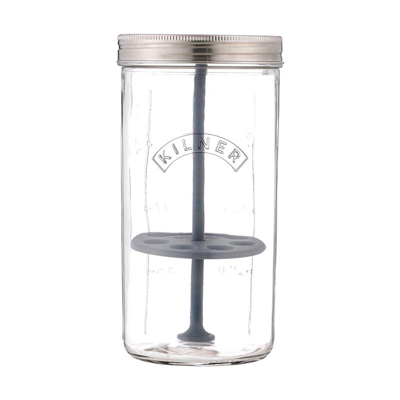 Kilner Fresh Herb Keeper  Glass Herb Storage Jar for Longer-Lasting Herbs