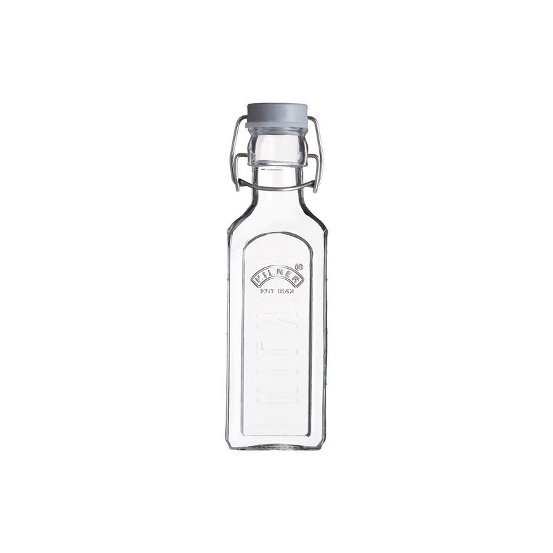 Kilner Scratch Cooking Clip Top Bottle  10 oz Small Reusable Glass Bottle with Airtight Seal