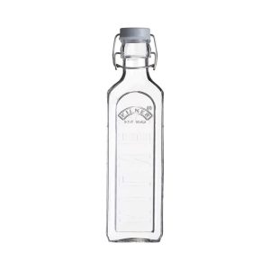 Kilner Scratch Cooking Clip Top Bottle  20 oz Reusable Glass Bottle with Airtight Seal