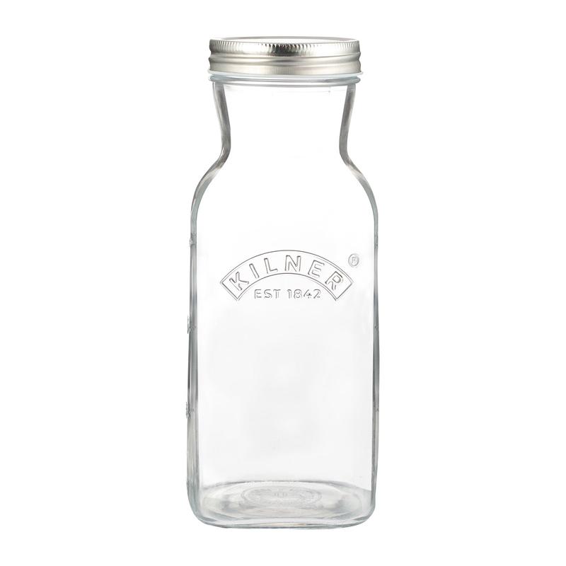 Kilner Scratch Cooking Juice and Sauce Bottle  34 oz Reusable Glass Bottle with Screw Top Lid