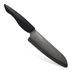 Kyocera INNOVATIONblack 6-Inch Ceramic Chef's Santoku Knife