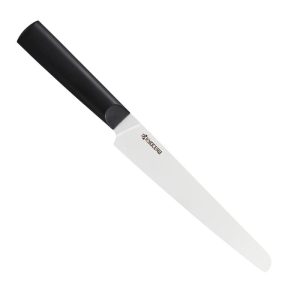 Kyocera INNOVATIONwhite 7-Inch Ceramic Bread Knife, White Micro Serrated Blade with Non-Slip Black Handle