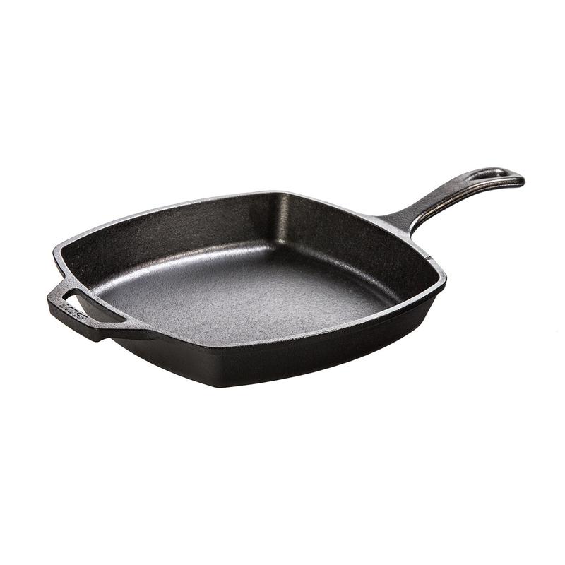 Lodge 10.5 Inch Square Cast Iron Skillet