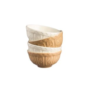 Mason Cash Cane Mini Prep Bowls  Set of 4 Classic Stoneware Bowls