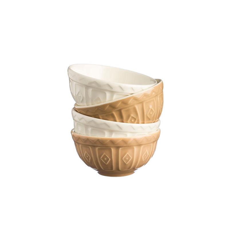 Mason Cash Cane Mini Prep Bowls  Set of 4 Classic Stoneware Bowls