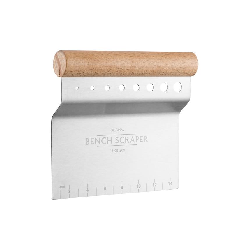 Mason Cash Innovative Kitchen Bench Scraper  4-in-1 Stainless Steel Dough Tool