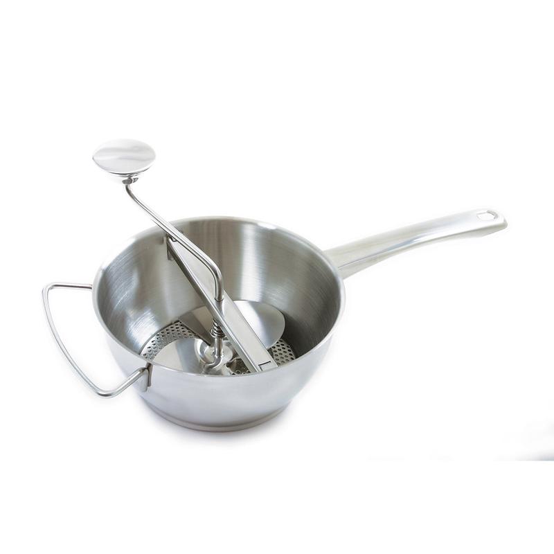 Norpro 2 Quart Multi Purpose Food Mill with 2 Discs, Stainless Steel