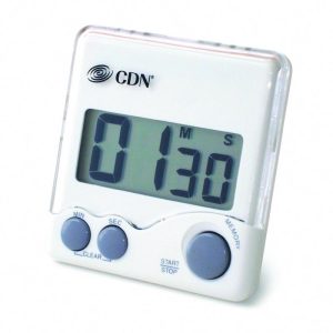 CDN Digital Loud Alarm Big Digit Timer, White