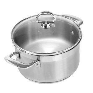 Chantal Induction 21 Steel 2 qt. Soup Pot w/ Glass Lid